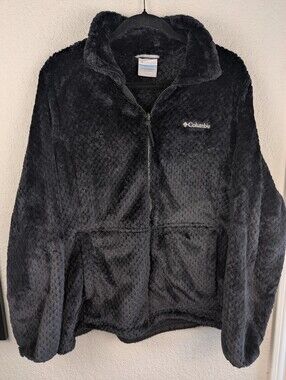 Columbia Bugaboo II Sherpa Interchange Jacket L Black Excellent Condition